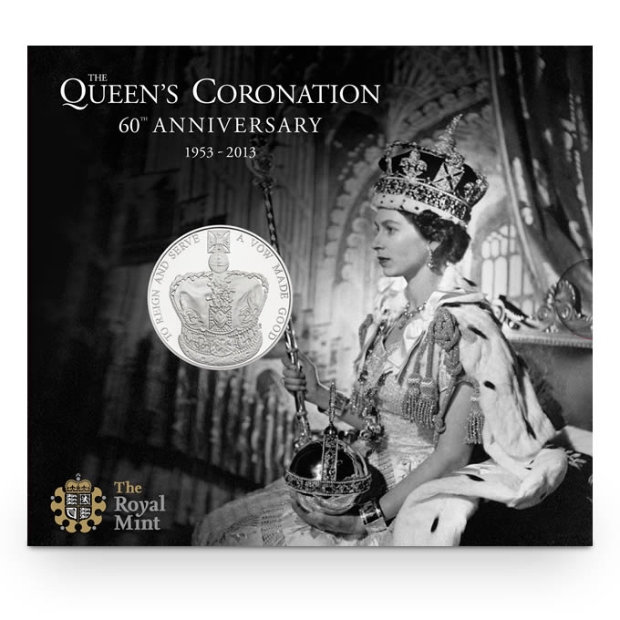 2013 £5 BU Coin Pack - QEII Coronation 60th Anniversary